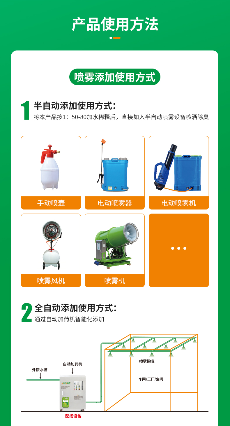 工廠車(chē)間除臭劑