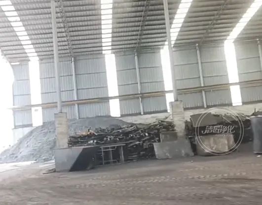 為陶瓷廠煤氣站安裝100+個高壓噴霧頭！Dejing的凈?除臭顯實力！